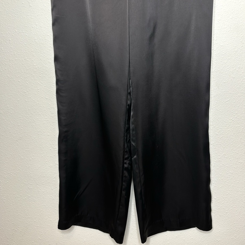 Rachel Zoe size 6 black satin dress pants - Picture 5 of 10